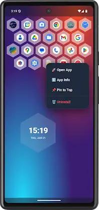 Hexagon Launcher screenshot 3