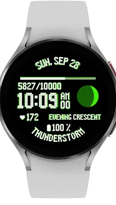Pixel Digital Info Watch Face screenshot 4