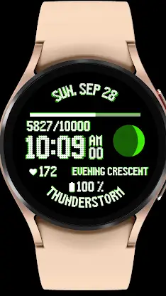 Pixel Digital Info Watch Face screenshot 3