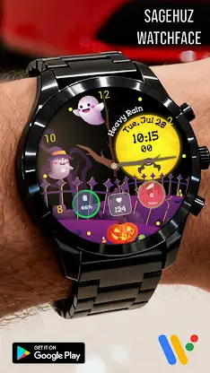 Halloween Night Watch Face screenshot 2