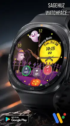 Halloween Night Watch Face screenshot 6