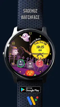 Halloween Night Watch Face screenshot 3