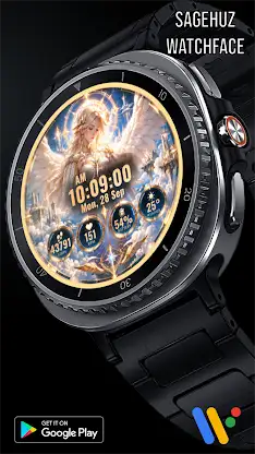 A006 Heaven Angel watchface screenshot 7