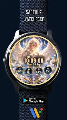A006 Heaven Angel watchface screenshot 5