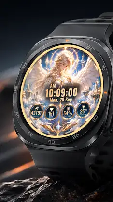 A006 Heaven Angel watchface screenshot 8