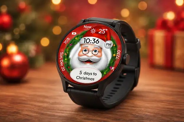 Santa Watch Face – Xmas 2026 screenshot 2