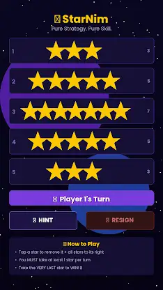 Star Nim Strategy Duel screenshot 3