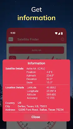 Satellite finder(AlignDish) screenshot 5