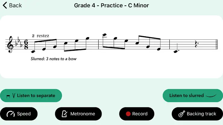 ABRSM Violin Scales Trainer screenshot 6