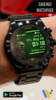 A156 Robot Watchface screenshot 3