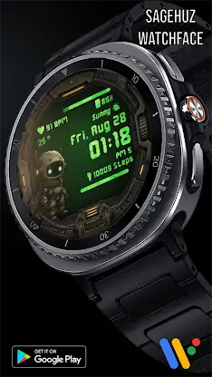 A156 Robot Watchface screenshot 5