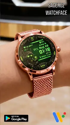 A156 Robot Watchface screenshot 4