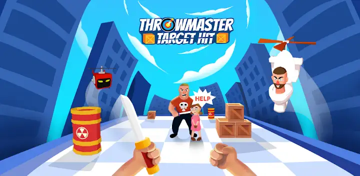 Throwmaster: Target Hit — Android game banner