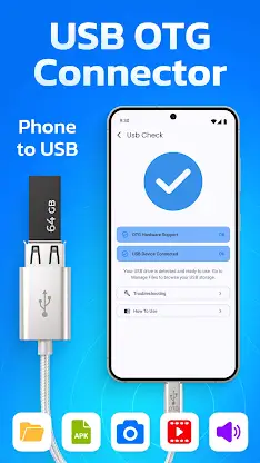 USB OTG Connector Phone to USB screenshot 3
