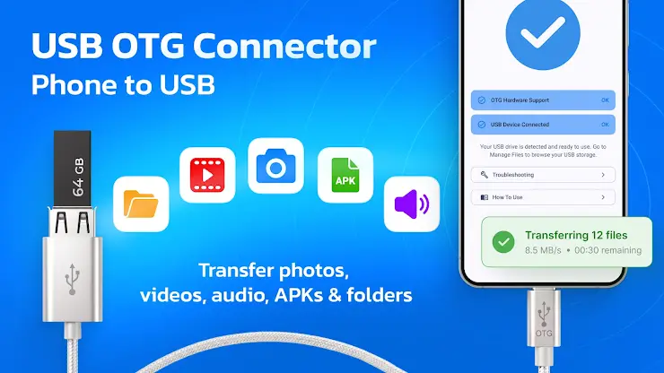 USB OTG Connector Phone to USB screenshot 1