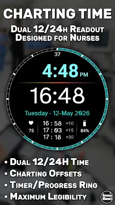 SHL Charting Time Watch Face screenshot 1