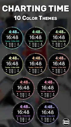 SHL Charting Time Watch Face screenshot 7