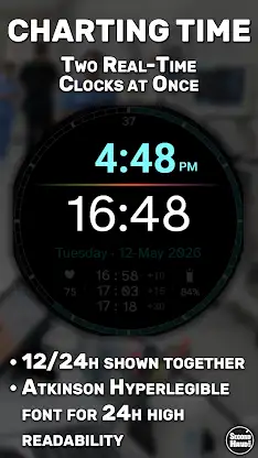 SHL Charting Time Watch Face screenshot 2