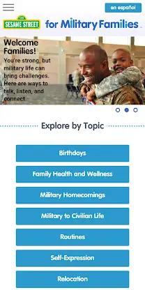 Sesame for Military Families screenshot 1