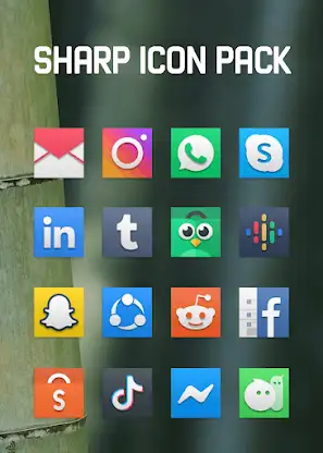 Sharp - Square Icon Pack screenshot 5