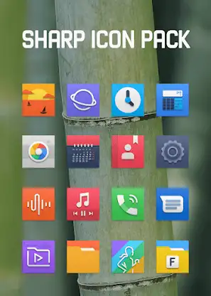 Sharp - Square Icon Pack screenshot 1