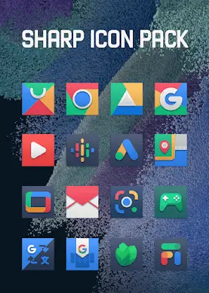 Sharp - Square Icon Pack screenshot 4