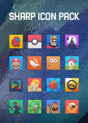 Sharp - Square Icon Pack screenshot 2