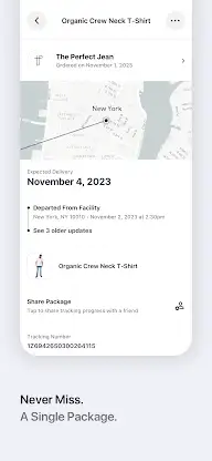 Shippity - Package Tracker screenshot 2