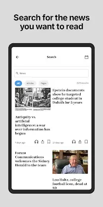 Sidney Herald screenshot 5