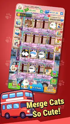 Merge Cats:Road Trip screenshot 1