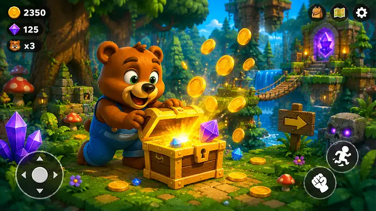 Super Bear Adventure Land screenshot 3