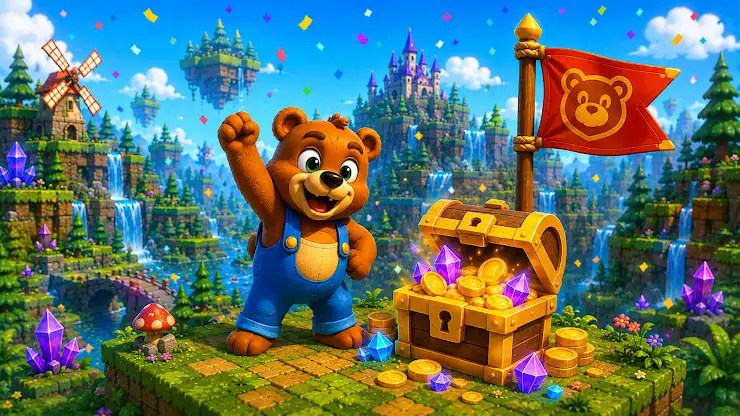 Super Bear Adventure Land screenshot 6