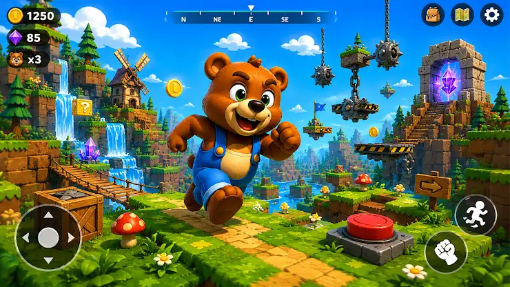 Super Bear Adventure Land screenshot 1