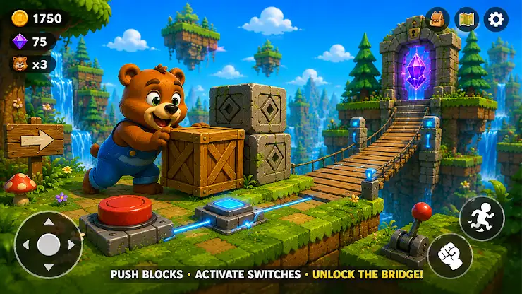 Super Bear Adventure Land screenshot 4