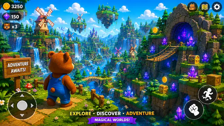Super Bear Adventure Land screenshot 5