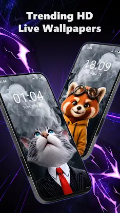 Silly Fun Smile Live Wallpaper screenshot 1