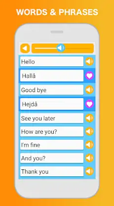 Learn Swedish Language screenshot 2