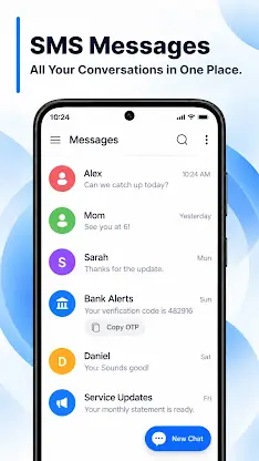 Launcher: Phone & Messages screenshot 2