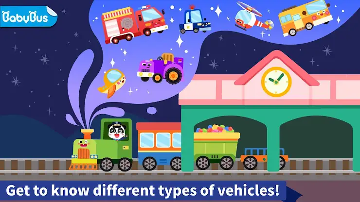 Baby Panda's Book of Vehicles screenshot 1