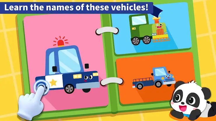 Baby Panda's Book of Vehicles screenshot 2