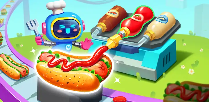 Little Panda's Fast Food Cook — Android game banner