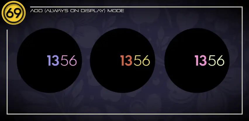 [69D] SweetPop Color WatchFace screenshot 8