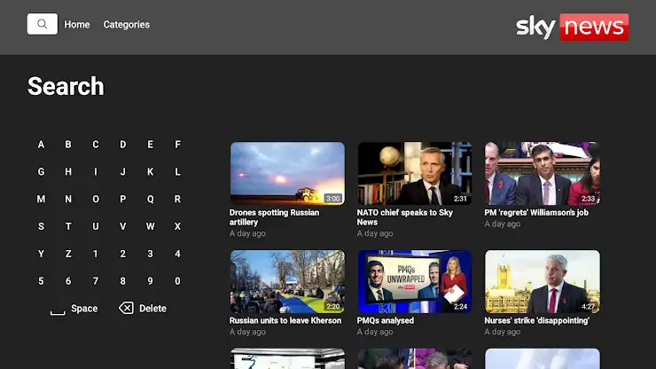Sky News screenshot 2