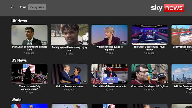 Sky News screenshot 3