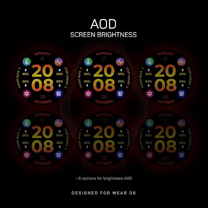Gradient dream Watch Face screenshot 6