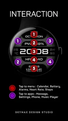 Obscure Watch Face screenshot 4