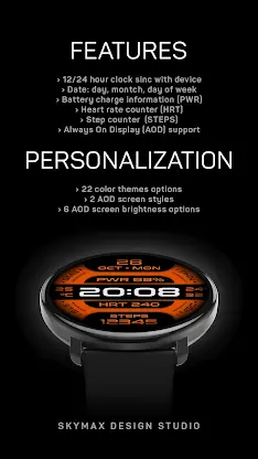 Obscure Watch Face screenshot 3