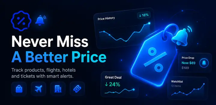Price Alert — Android app banner