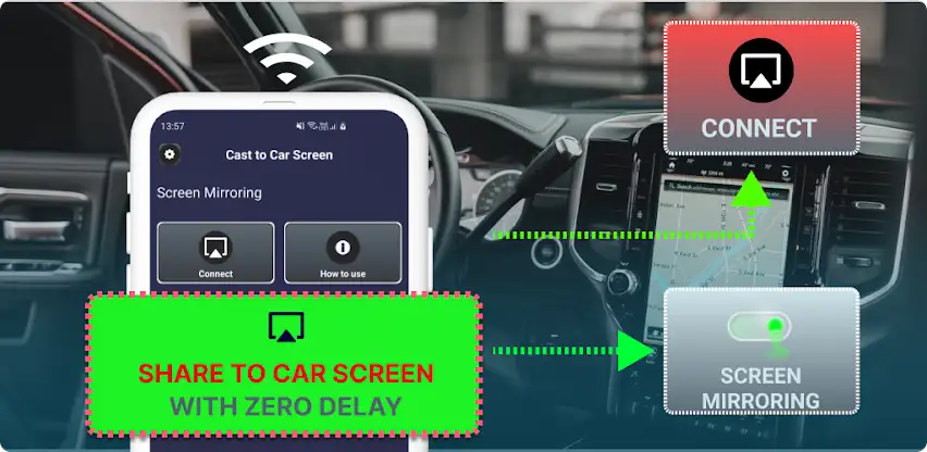Cast Car Screen - Mirror Link screenshot 1