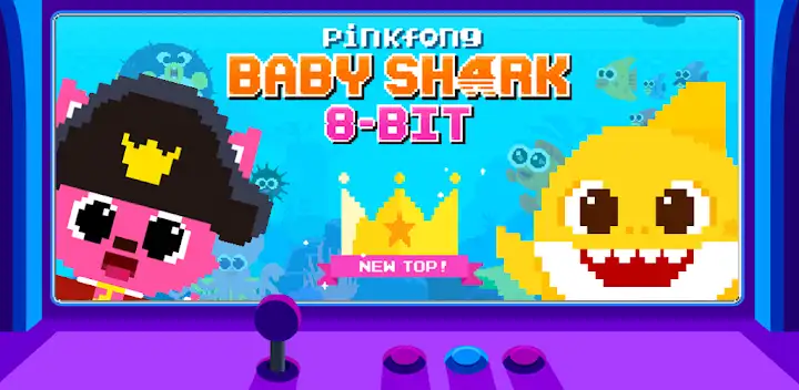 BabyShark 8BIT:Finding Friends — Android game banner